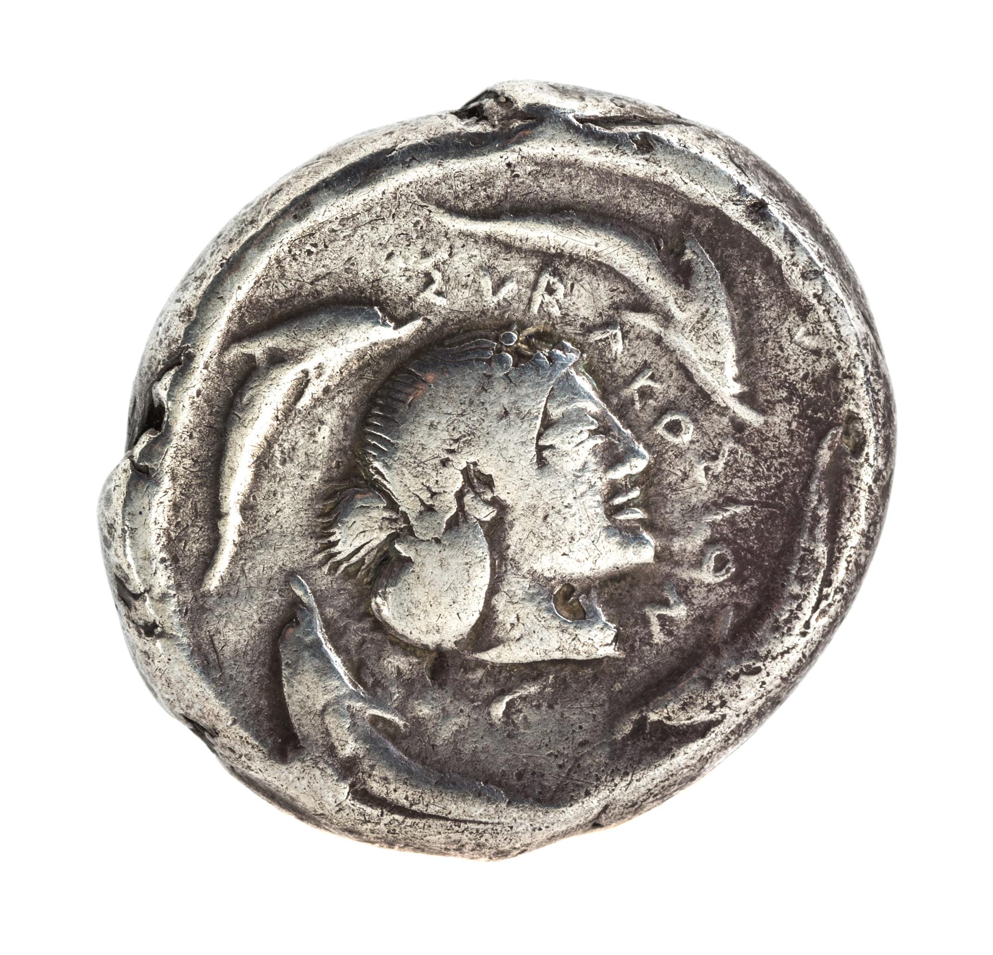Sicily, Deinomenid Tyranny (circa 478-467 BCE), Silver Tetradrachm — Silver Tetradrachm-Syracuse