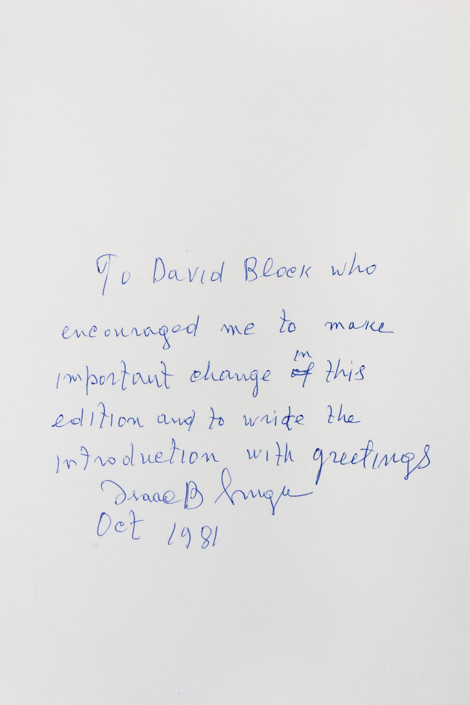 (SINGER, ISAAC BASHEVIS) MOSKOWITZ, IRA. Satan in Goray. New York, 1981. Limited. Signed twice.