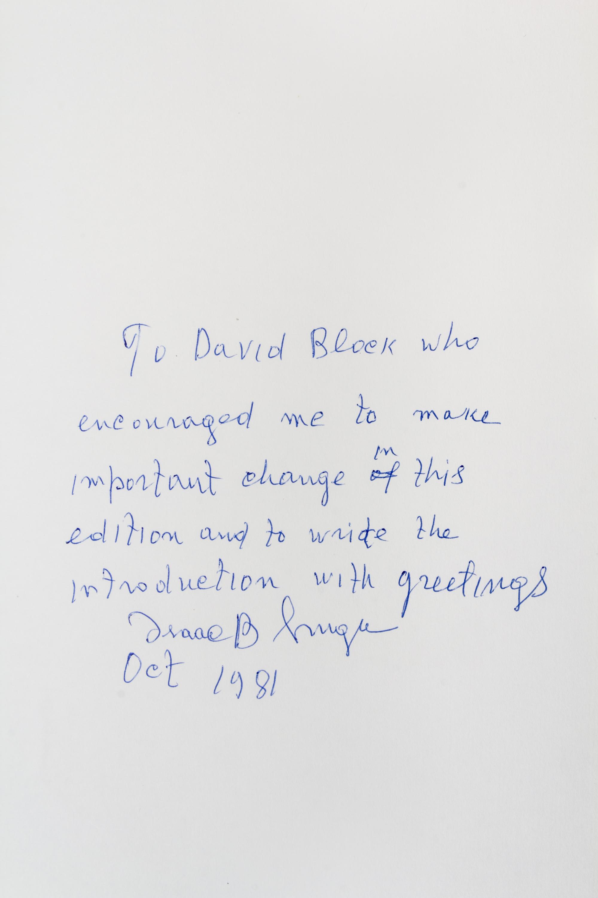 (SINGER, ISAAC BASHEVIS) MOSKOWITZ, IRA. Satan in Goray. New York, 1981. Limited. Signed twice.