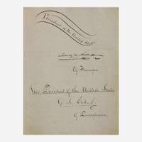[Presidential] Lincoln, Abraham; James K. Polk; James Buchanan; John Quincy Adams; Andrew Johnson Autograph Album of the Executive and Legislative Branches, Ca. 1847-48