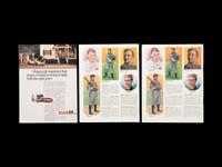 A Group of Three Autographed Baseball Hall of Fame Induction Programs,