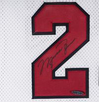 A Michael Jordan Signed Autograph Chicago Bulls Jersey (Upper Deck Authenticated),