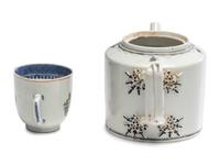 Six Chinese Export Porcelain Armorial Articles