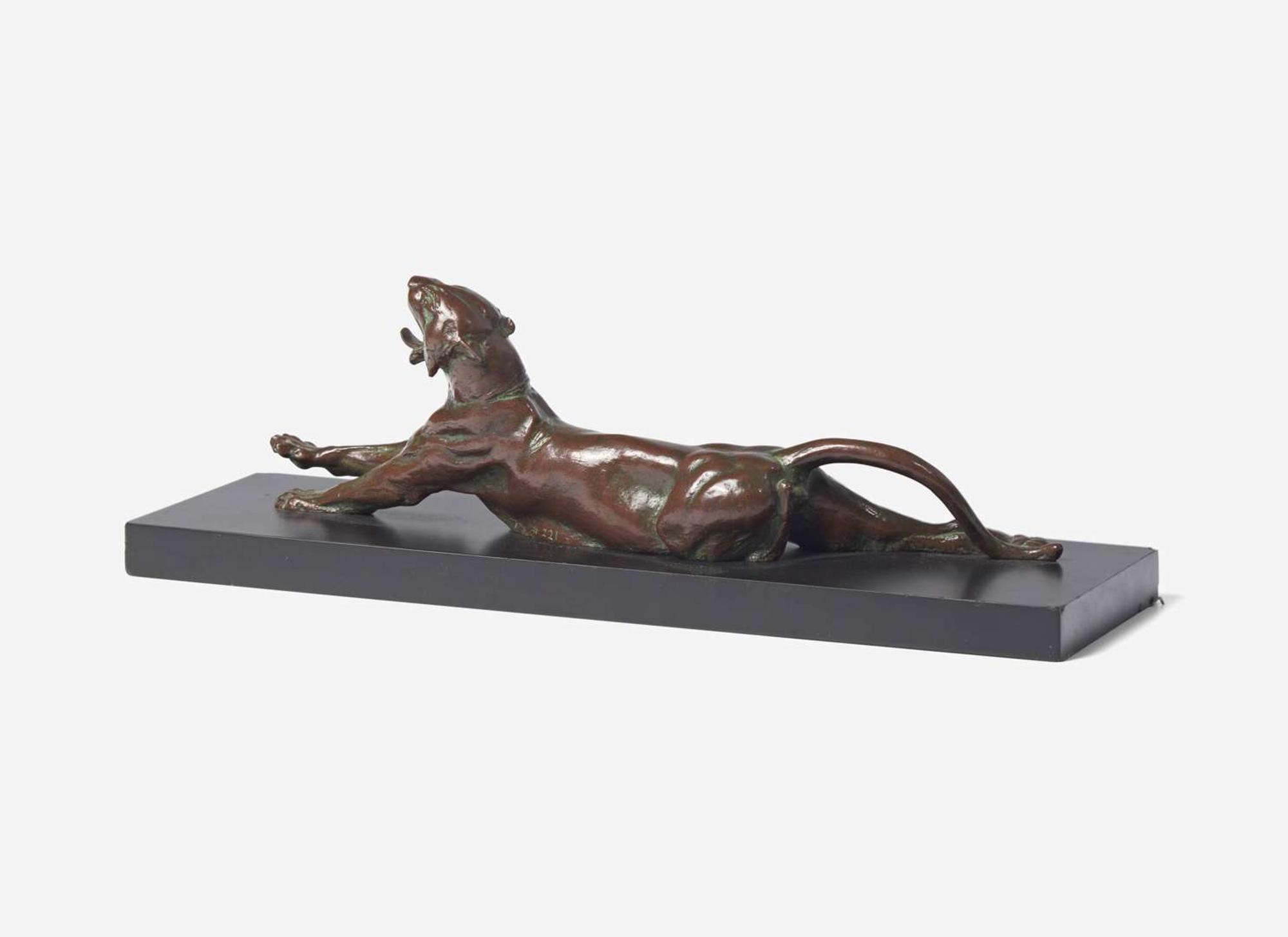 Anna Vaughn Hyatt Huntington (American 1876-1973) - Yawning Panther