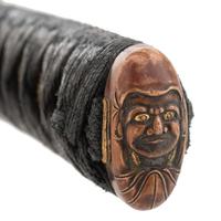 Japanese Katana Signed "Tanemitsu" with Daruma Kashira