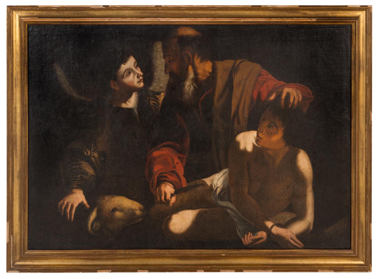 After Caravaggio, 17th Century — The Sacrifice of Isaac