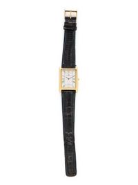 BAUME & MERCIER, YELLOW GOLD DATE WATCH
