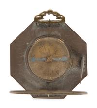An English Brass Lantern Clock and A Sundial/Compass