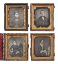 [EARLY PHOTOGRAPHY]. 21 sixth plate daguerreotypes of teenagers and adolescents.