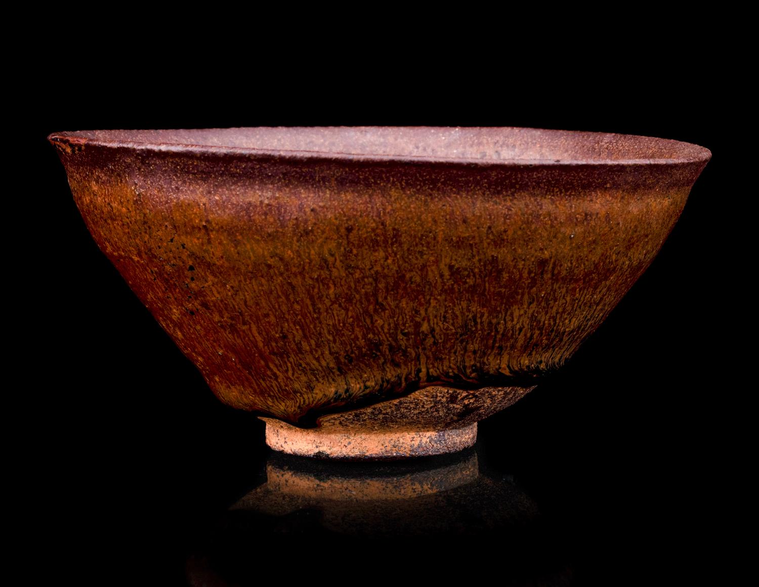 A Chinese Jian 'Hare's Fur' Glazed Stoneware Tea Bowl