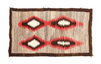 A Group of Four Western Reservation Rugs Largest: 29 x 53 inches.