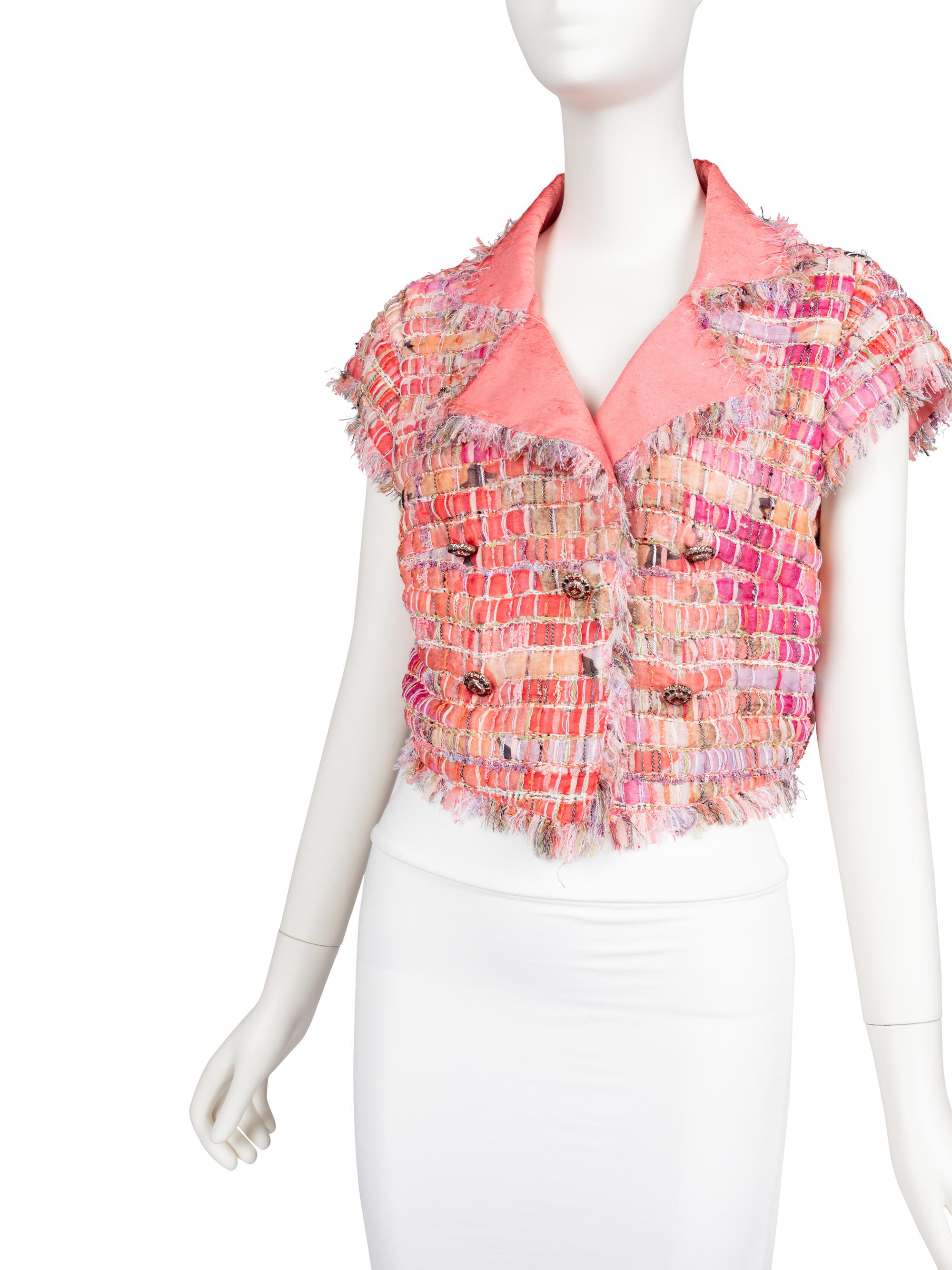 Chanel Sleeveless Jacket, Cruise 2010