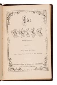 Poe, Edgar Allan (1809-1849). The Raven. Illustrated . New York: W. Jennings Demorest, n.d. [1870].
