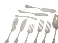 An Assorted Group of American Silver Flatware
