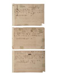 [CIVIL WAR]. Encoded CSA telegram from General Joseph Johnston to Jefferson Davis, 6 January 1863.