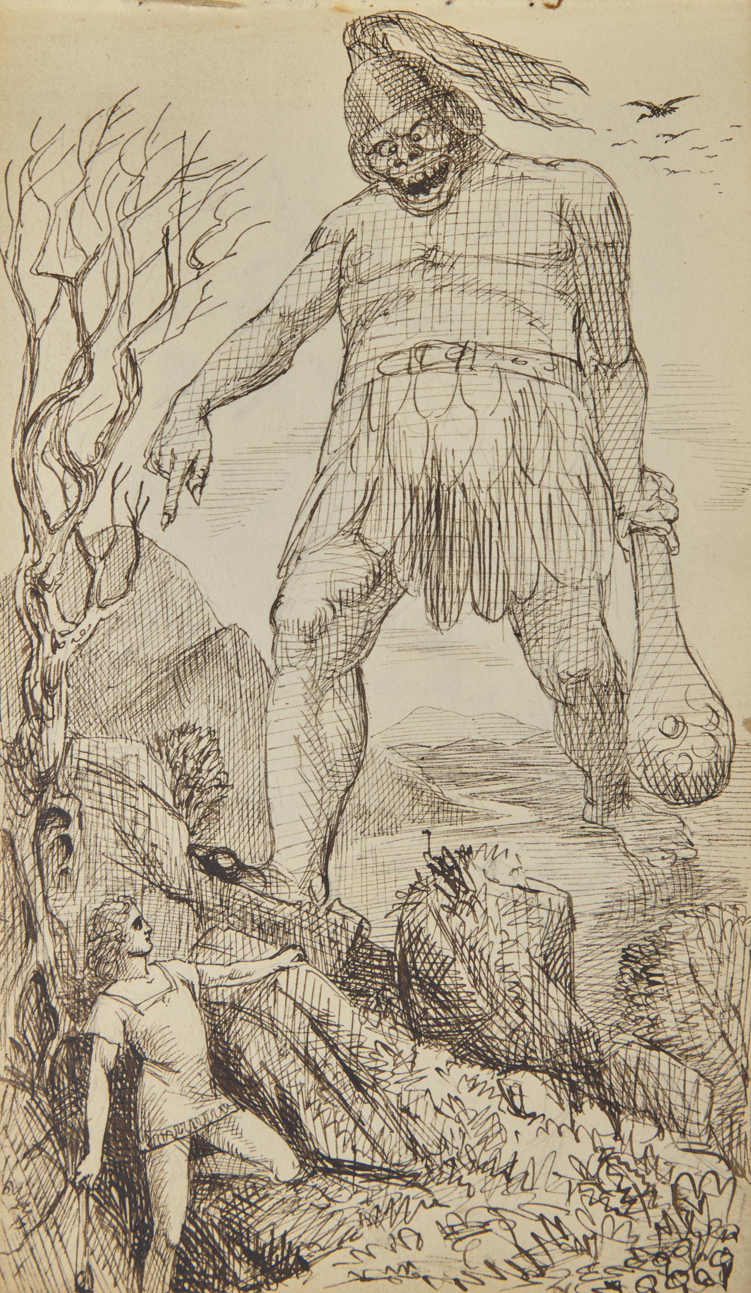 [Literature] [Stoker, Bram]. FitzGerald, William. Original Sketchbook