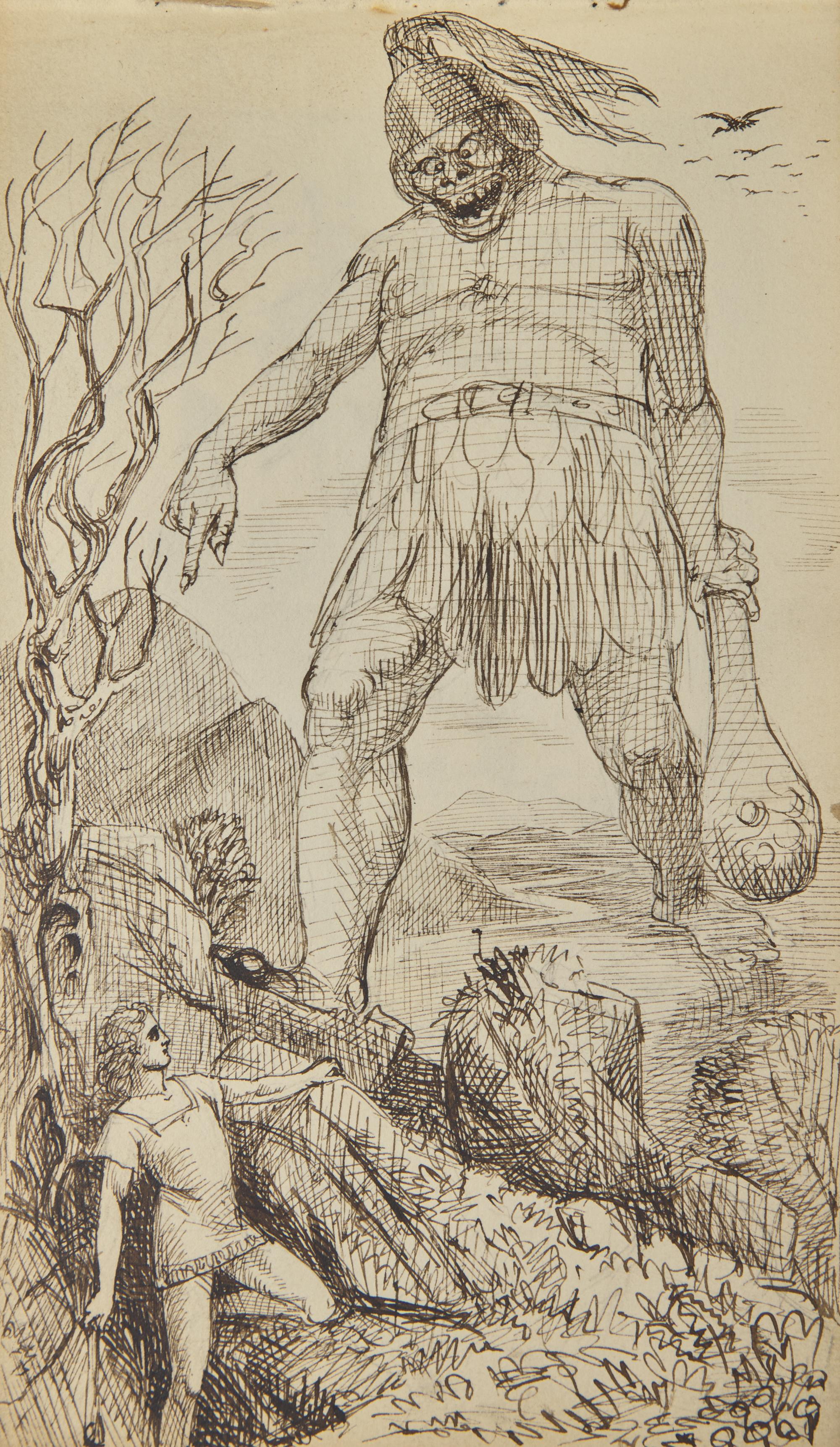 [Literature] [Stoker, Bram]. FitzGerald, William. Original Sketchbook