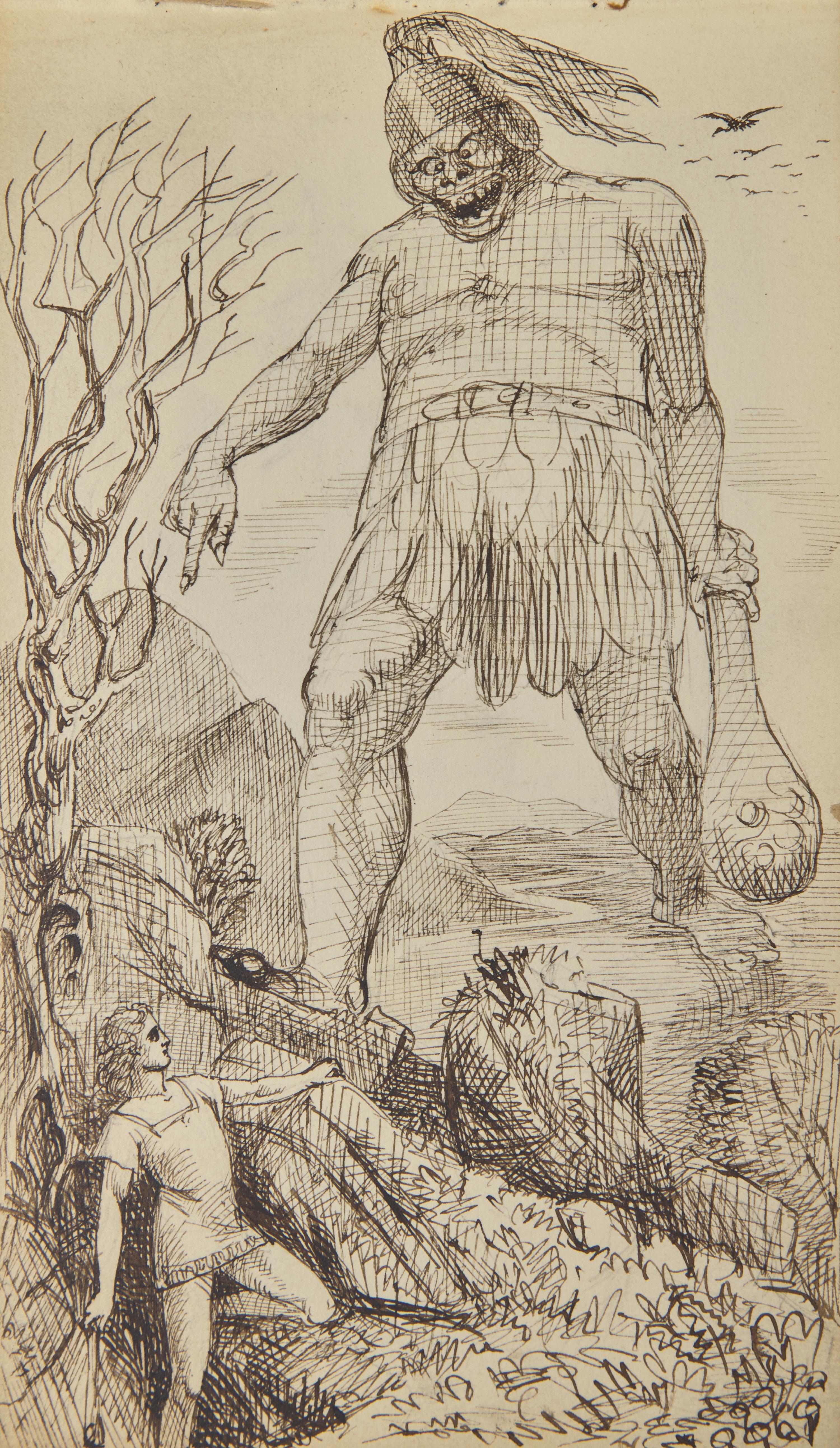 [Literature] [Stoker, Bram]. FitzGerald, William. Original Sketchbook