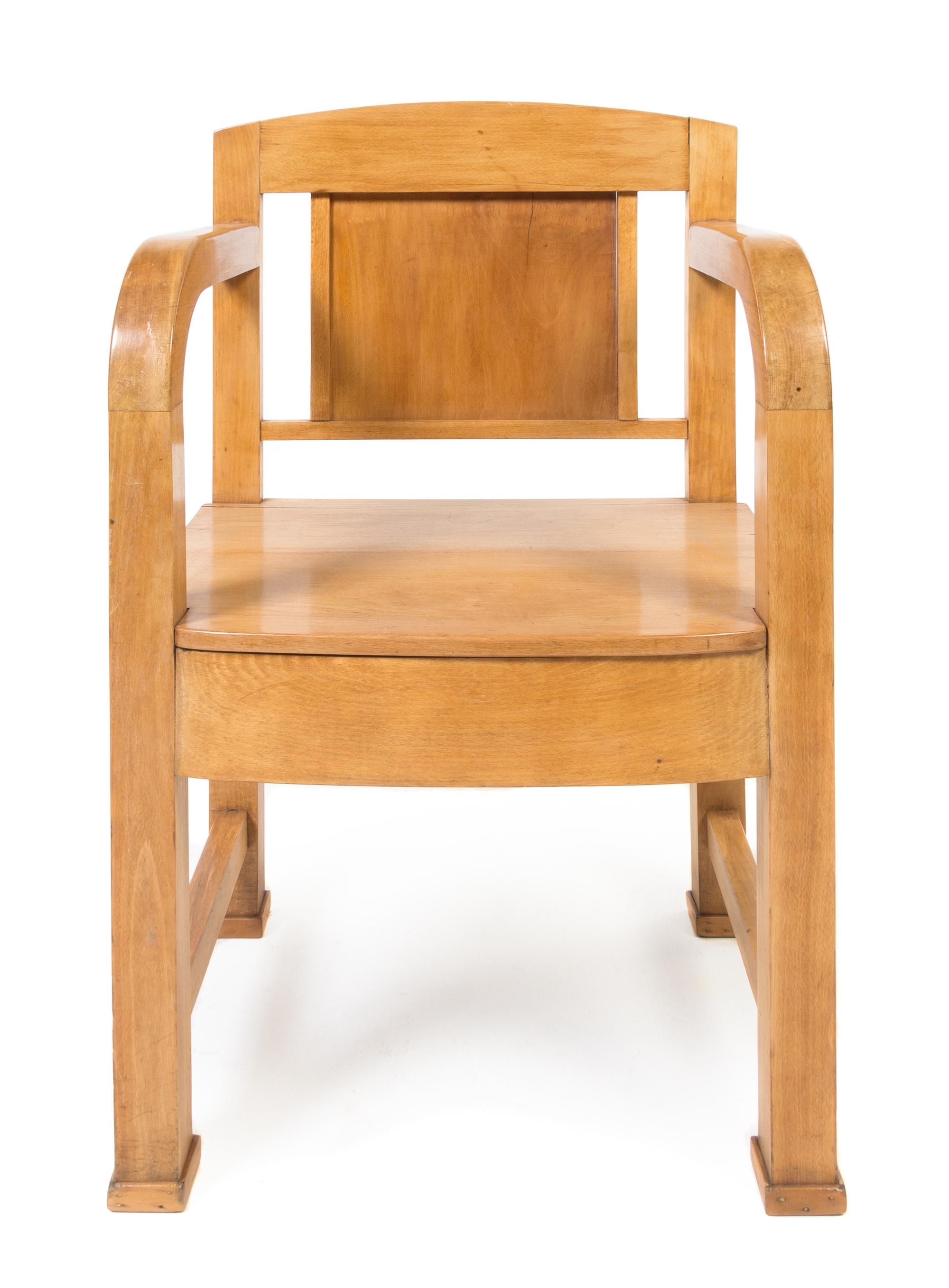 An Austrian Art Deco Arm Chair Height 34 1/2 inches — FIRST HALF 20TH CENTURY