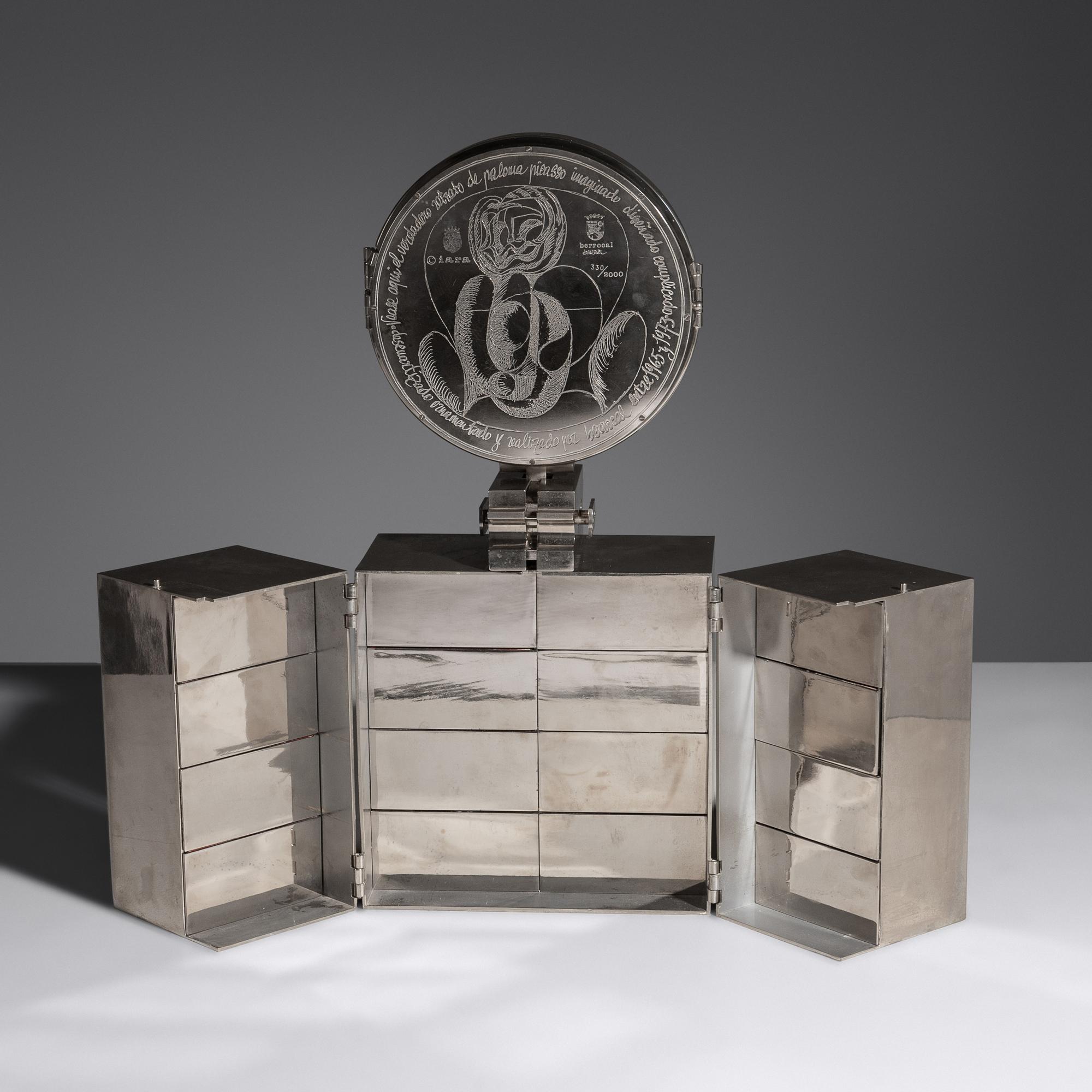 Paloma Box, c. 1970 Jewelry Chest and Vanity Spain
