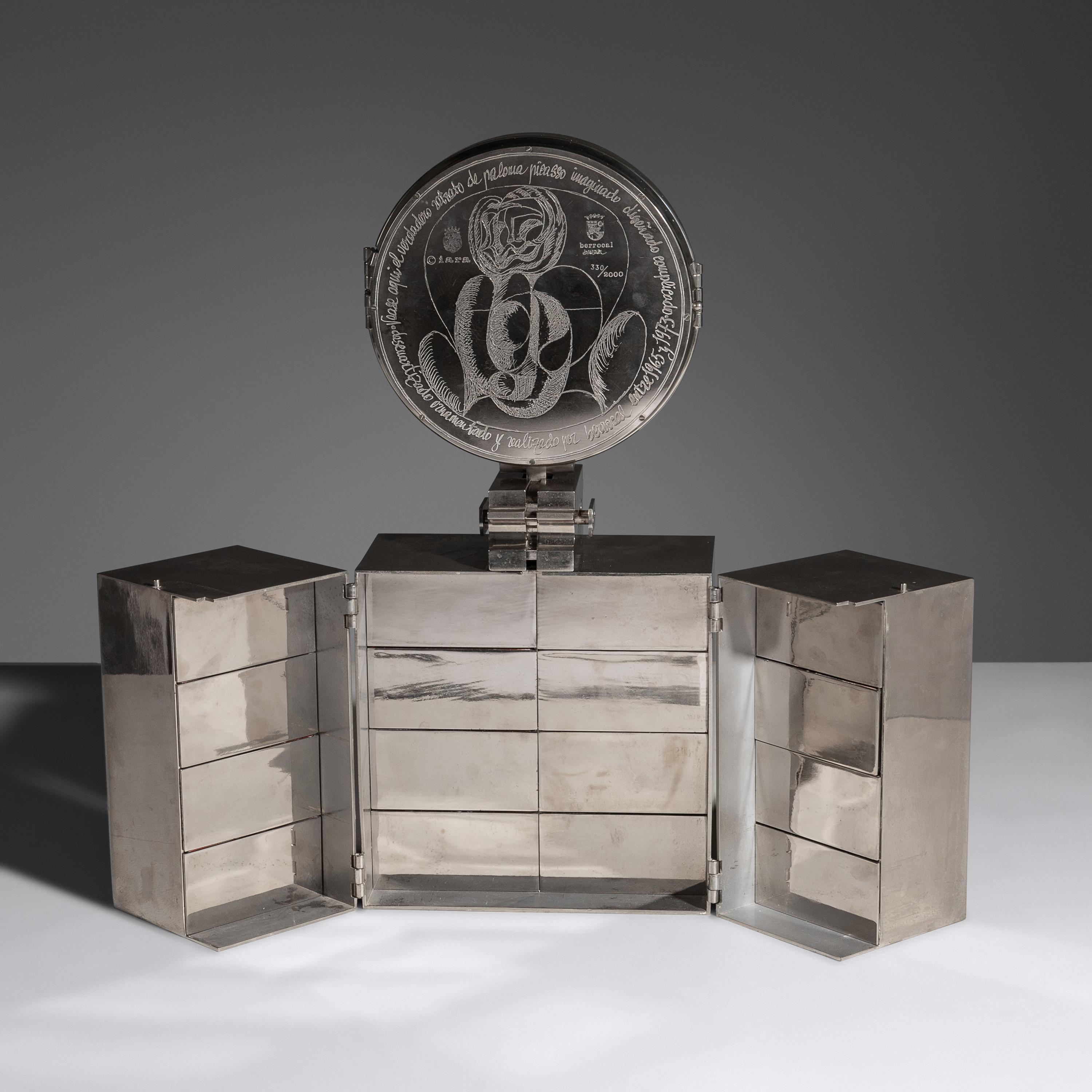 Paloma Box, c. 1970 Jewelry Chest and Vanity Spain