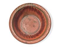A Glazed and Slip-Decorated Redware Bowl, Maryland or Pennsylvania, Mid-19th Century