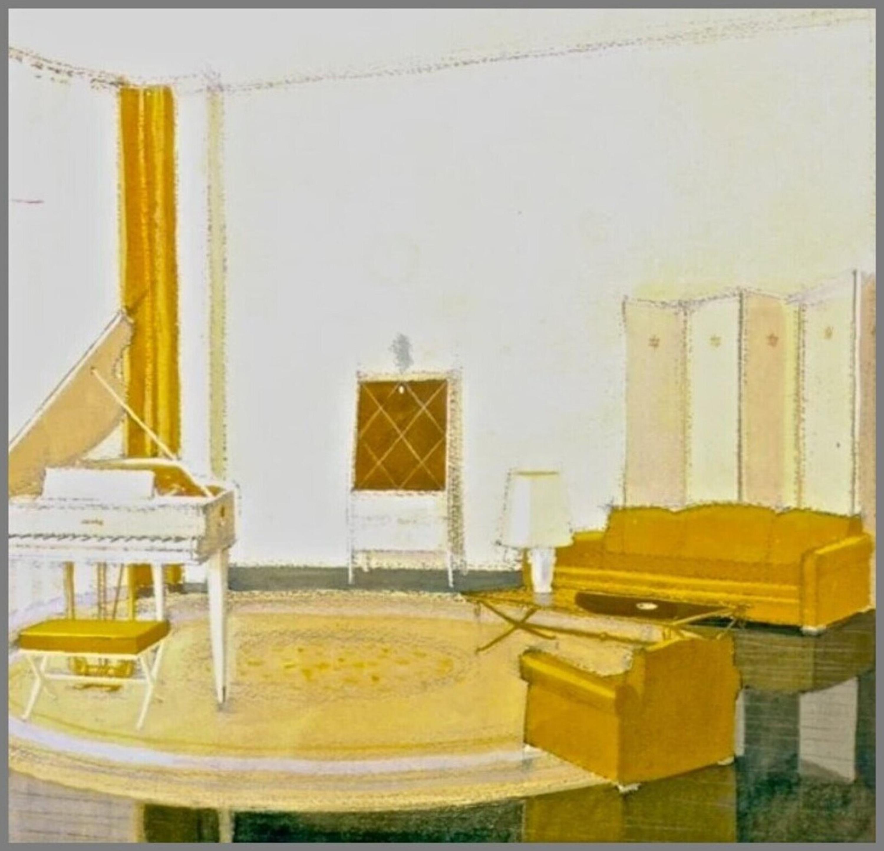 André Arbus (French, 1903-1969) — French Forties Art Deco Table, c. 1940