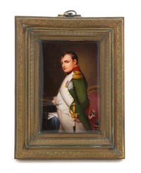 A Hutschenreuther Porcelain Plaque Height 5 5/8 x width 3 5/8 inches. — LATE 19TH CENTURY