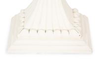A Pair of Neoclassical Style White Composition Wall Brackets — 20TH CENTURY