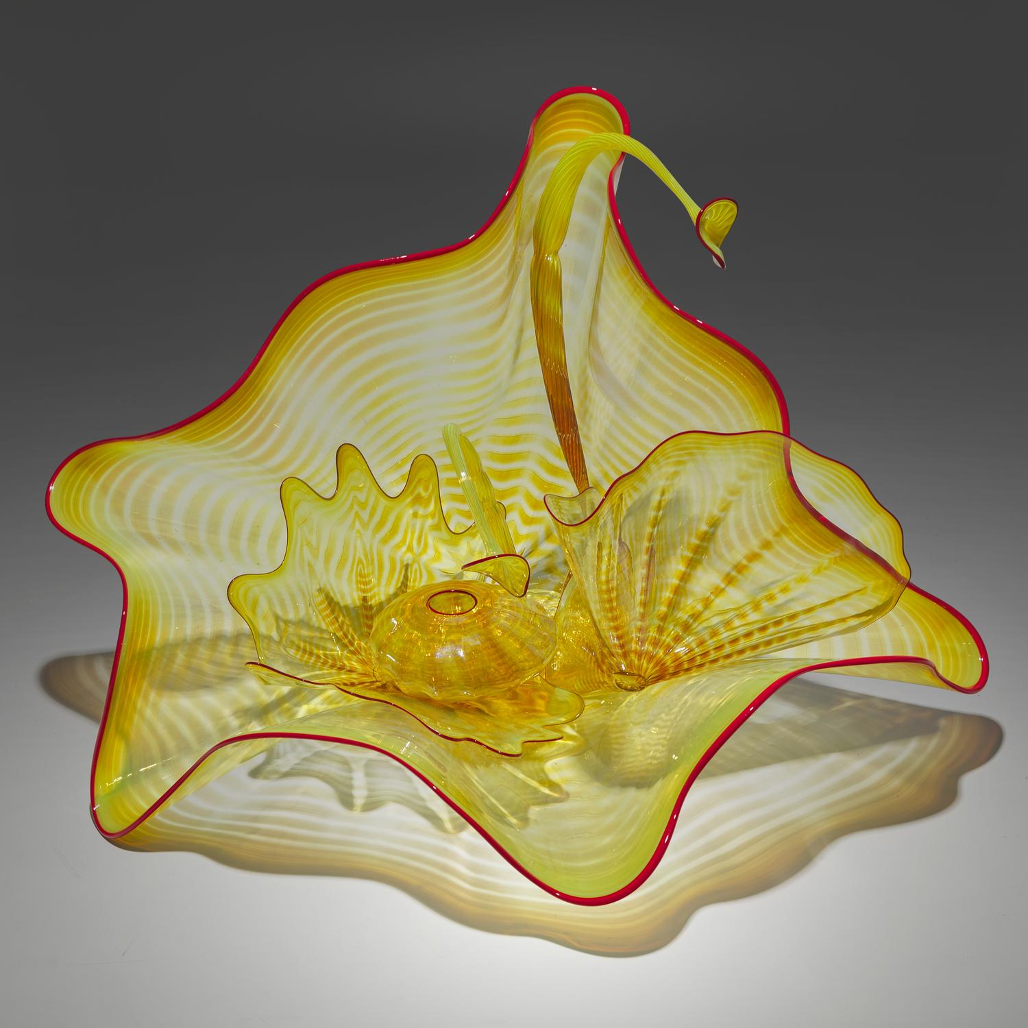 Mineral Yellow Persian Set with Red Lip Wraps , 1998