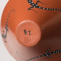Hopi Redware Pottery Jar, with Lizards