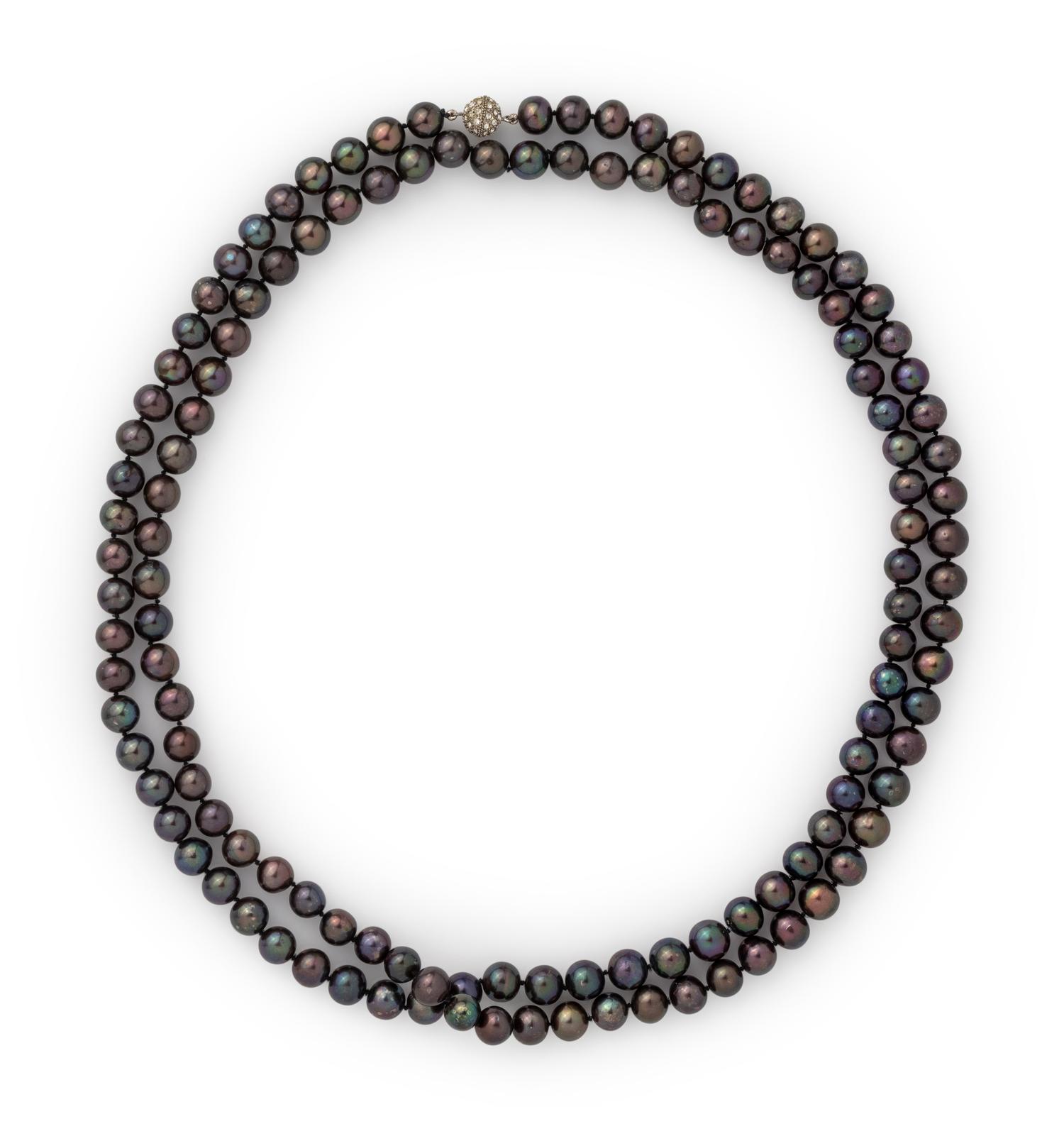 CULTURED BROWN PEARL NECKLACE