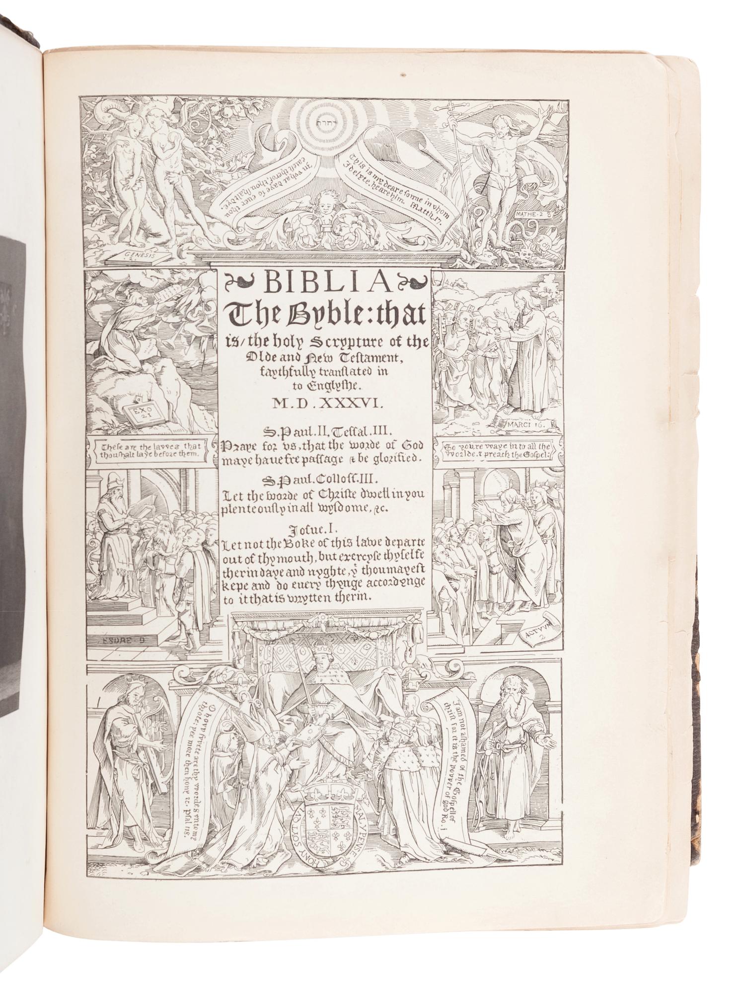 [BIBLES - LONDON IMPRINTS]. A group of 3 Bibles, comprising: