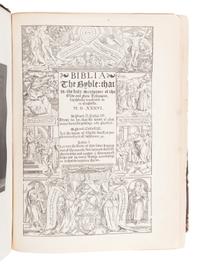 [BIBLES - LONDON IMPRINTS]. A group of 3 Bibles, comprising: