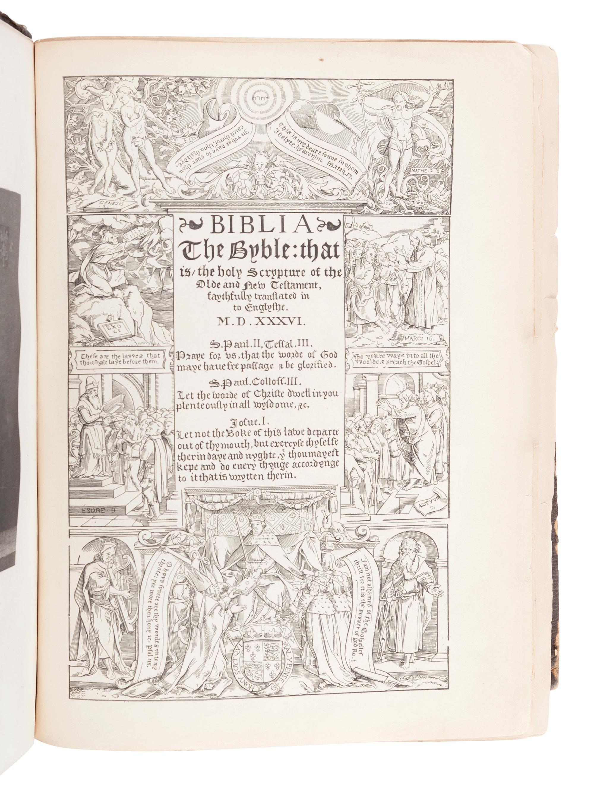 [BIBLES - LONDON IMPRINTS]. A group of 3 Bibles, comprising: