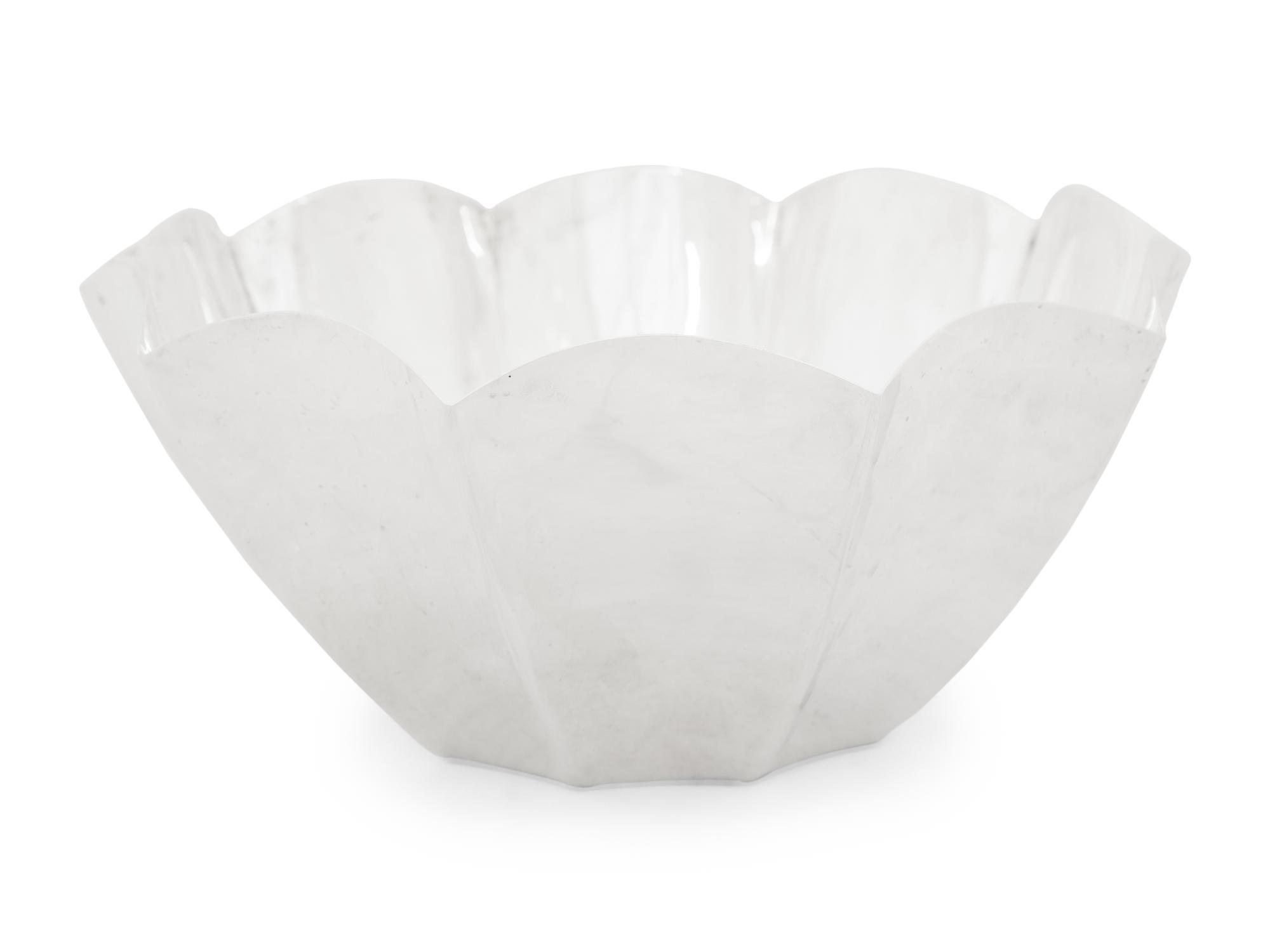 A Tiffany and Co. King Protea Silver Fluted Bowl