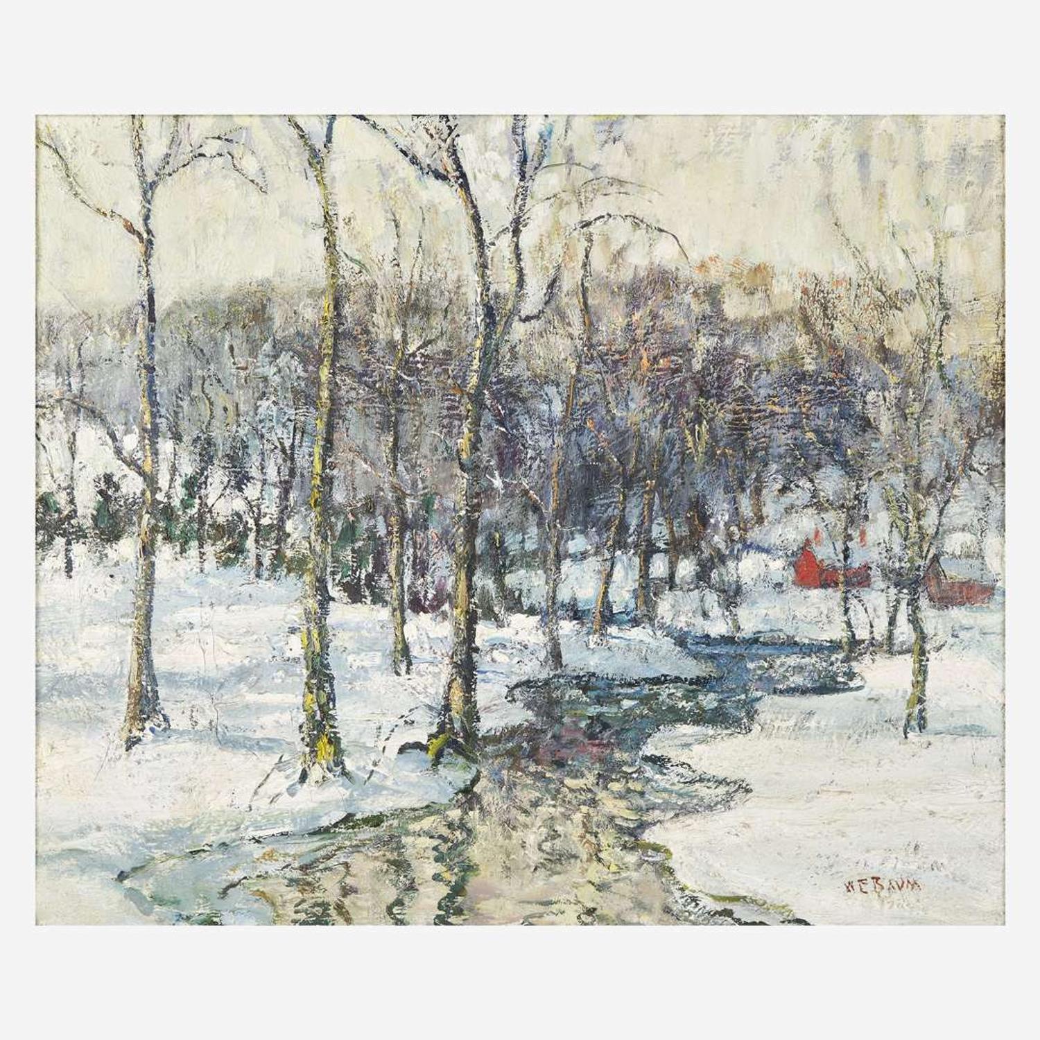 Walter Emerson Baum (American, 1884–1956) Winter Creek