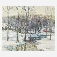Walter Emerson Baum (American, 1884–1956) Winter Creek