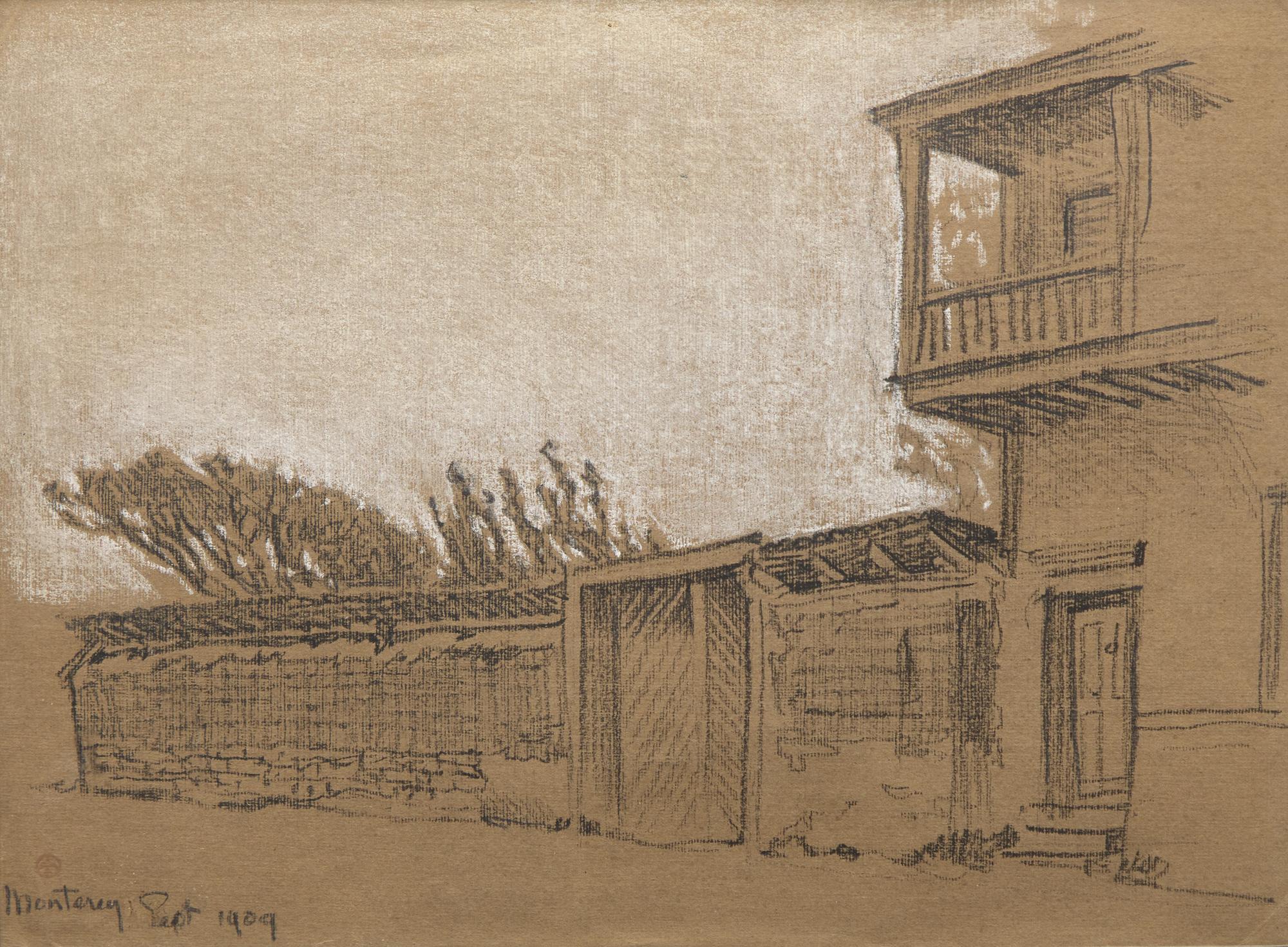 Maynard Dixon (American, 1875–1946) — Monterey House , 1909