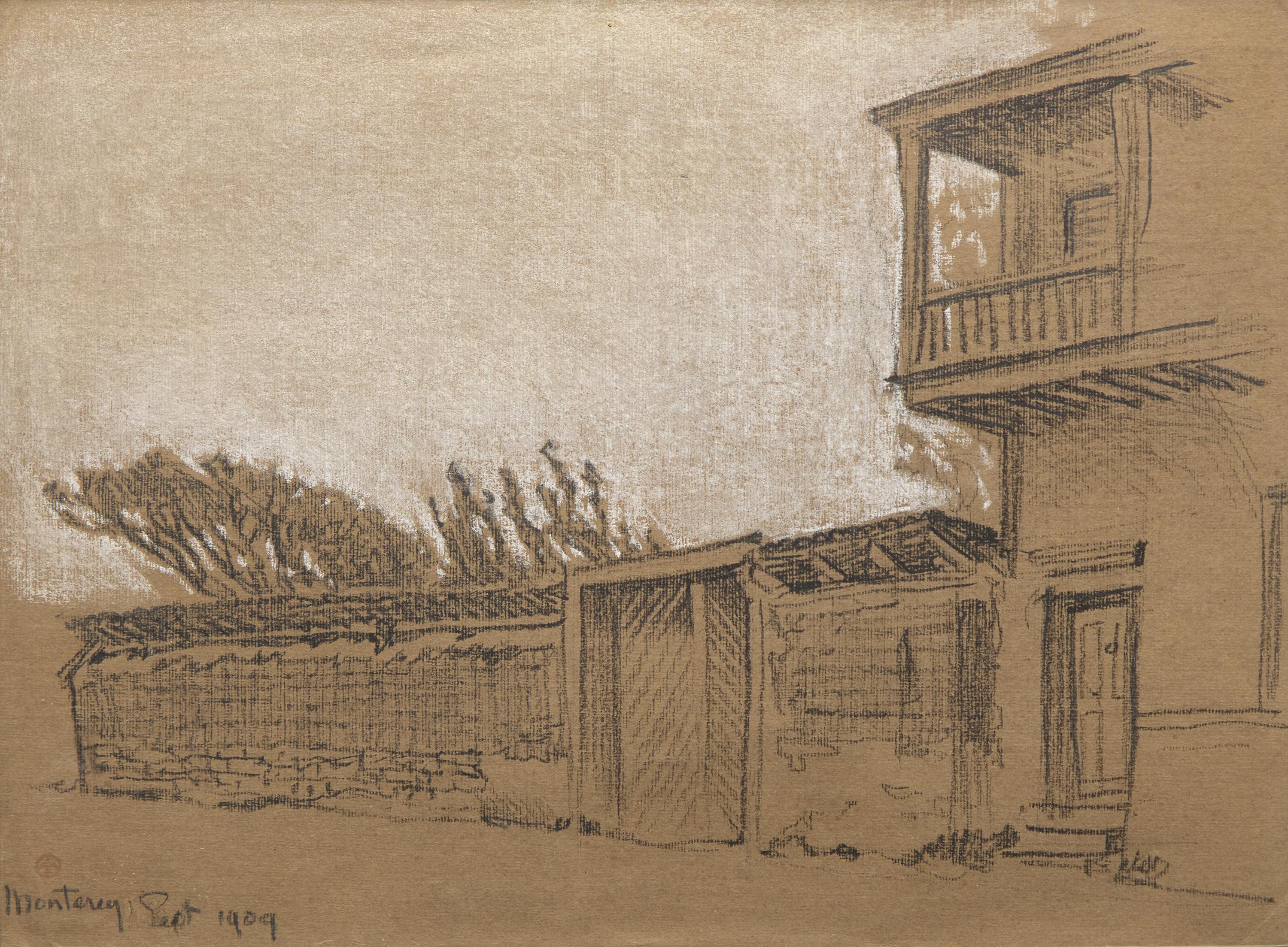 Maynard Dixon (American, 1875–1946) — Monterey House , 1909
