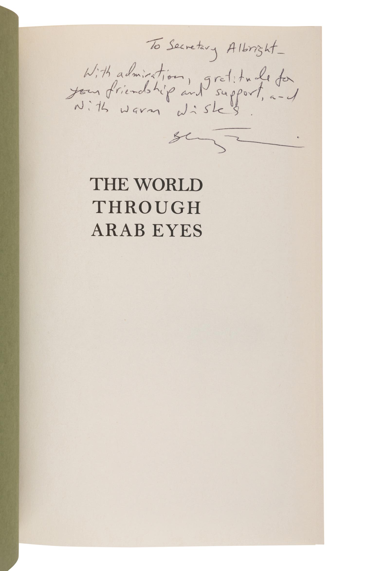 POLITICAL PHILOSOPHY A group of 6 works, most FIRST EDITIONS INSCRIBED TO SECRETARY ALBRIGHT: