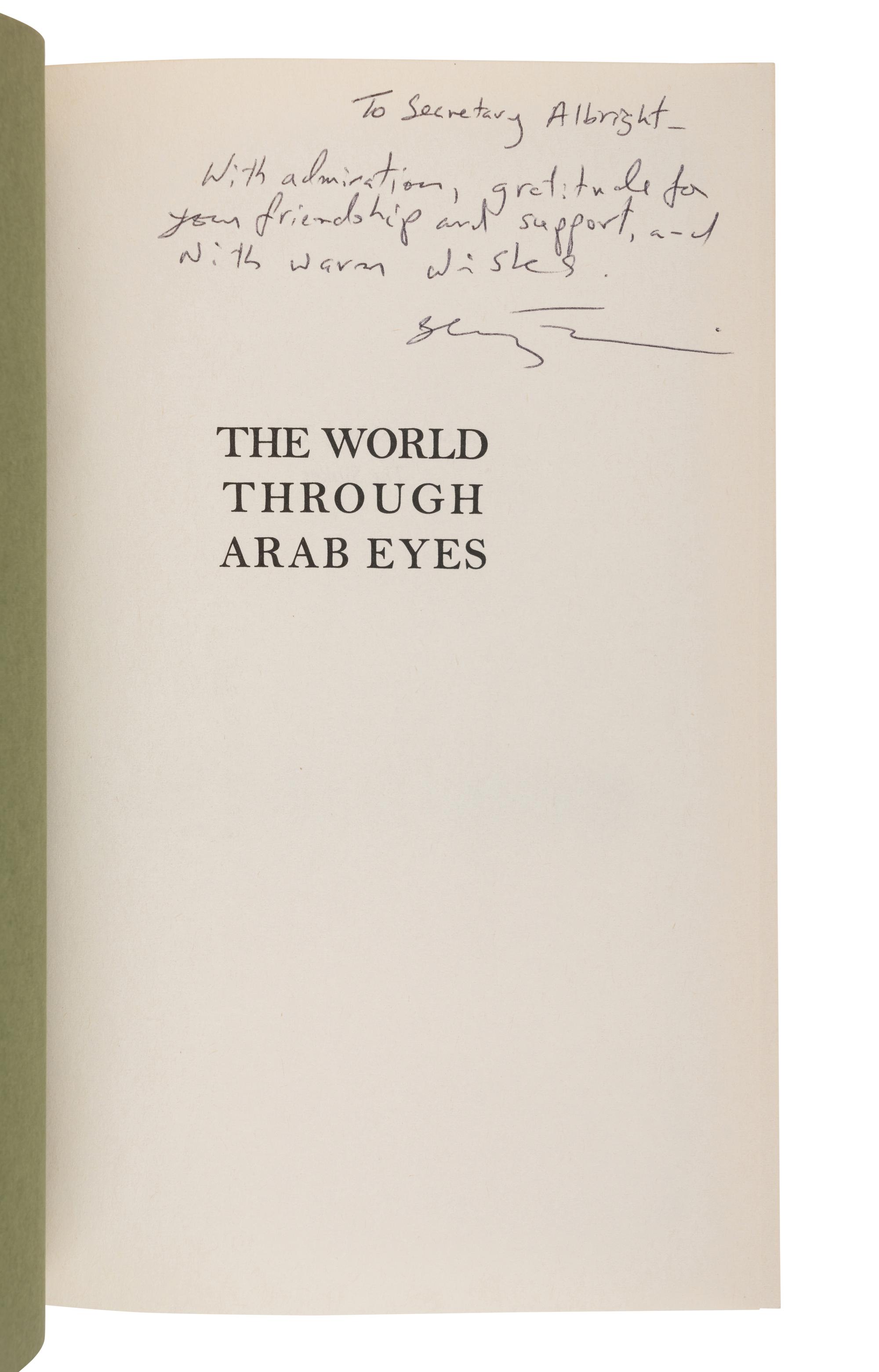 POLITICAL PHILOSOPHY A group of 6 works, most FIRST EDITIONS INSCRIBED TO SECRETARY ALBRIGHT: