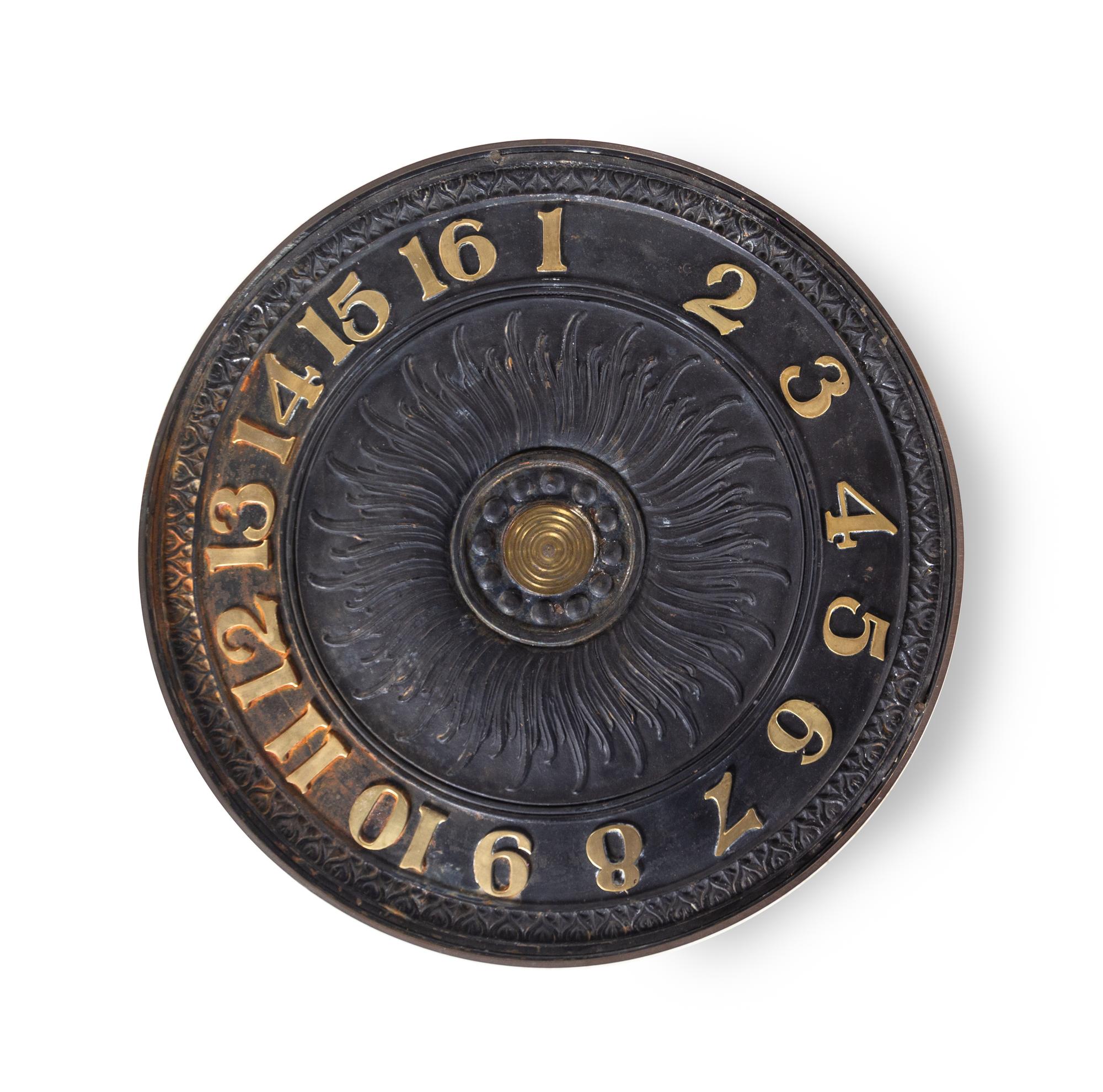 A Cast Iron "Sundial" Table