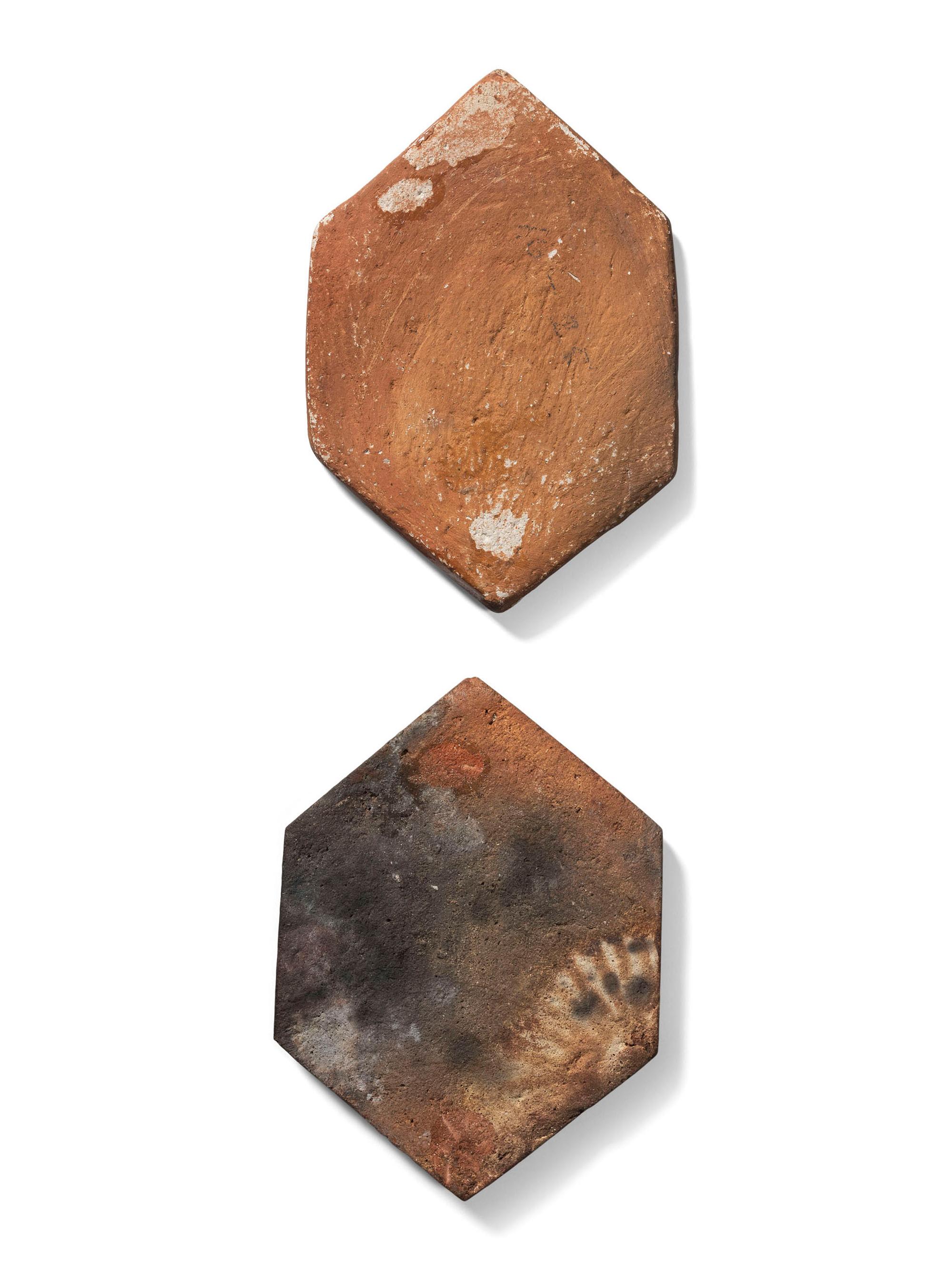 Pair of Hopi Pottery Tiles
