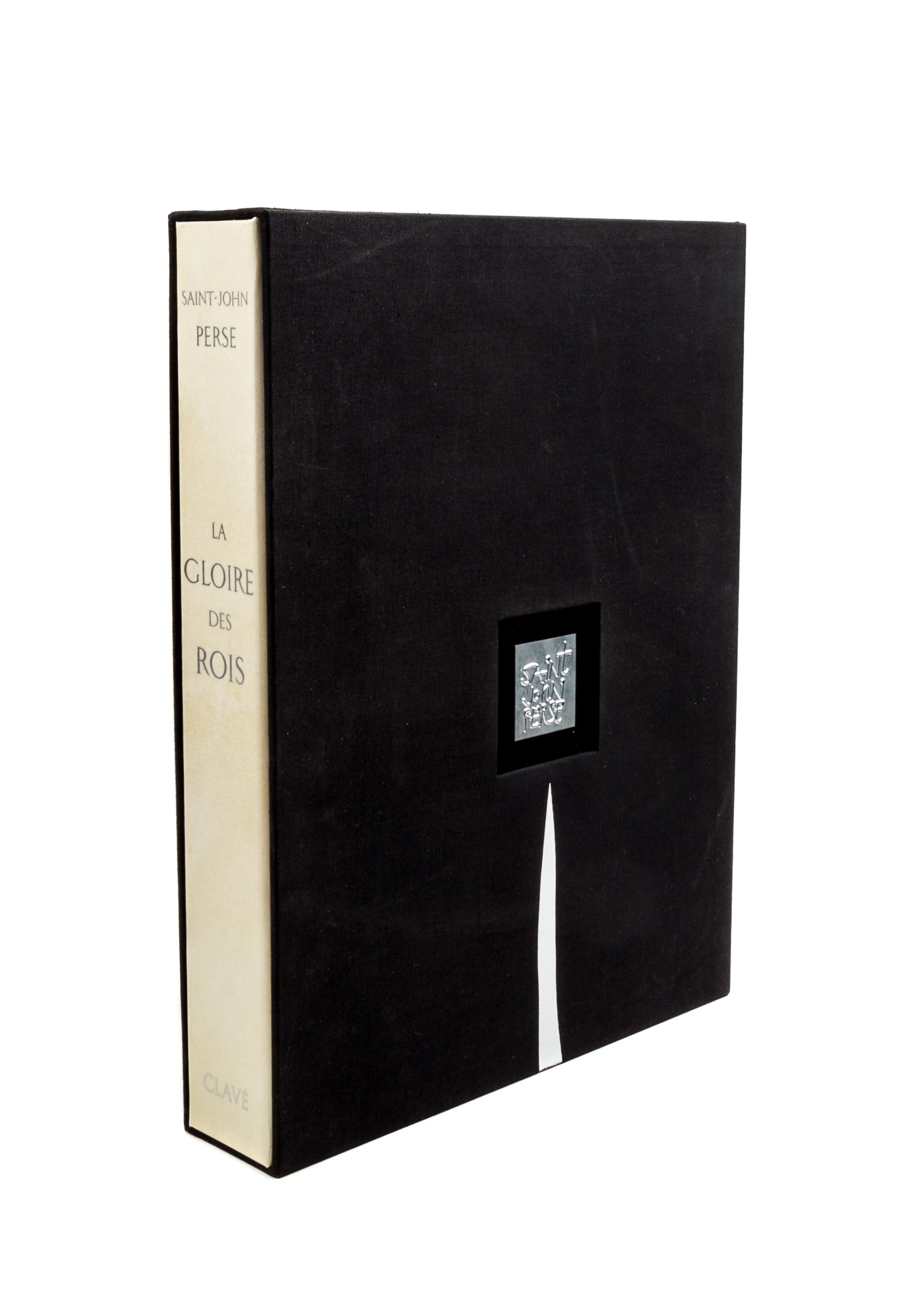 (CLAVE, ANTONI) SAINT JOHN PERSE. Le gloire des rois. Marseille, 1976. Limited, signed.