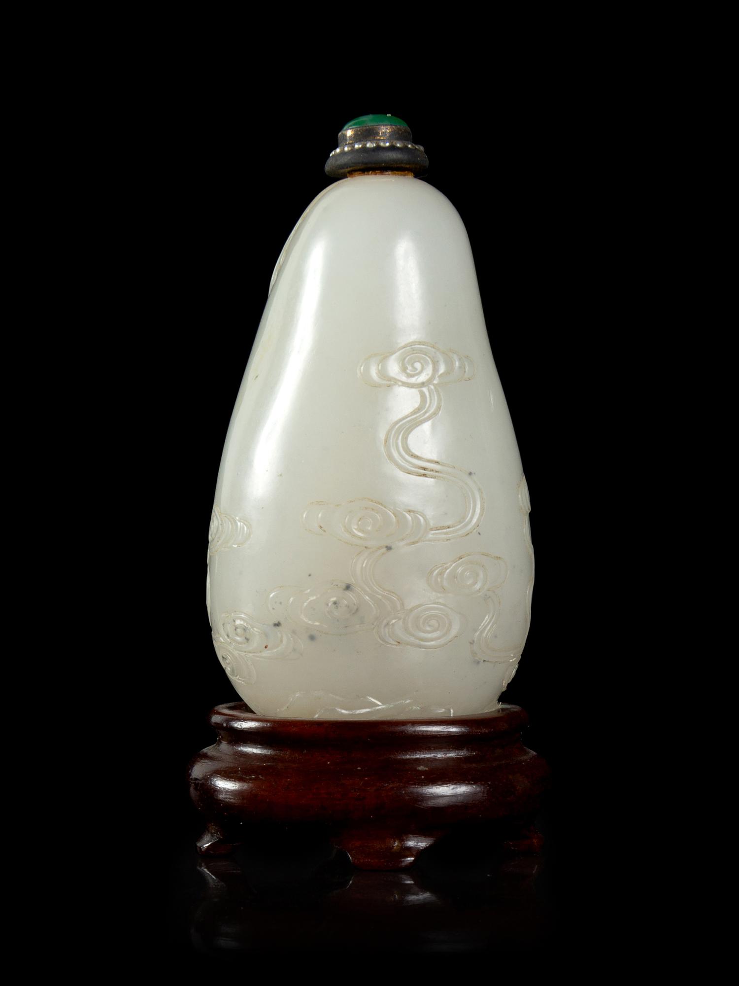 A White Jade Snuff Bottle