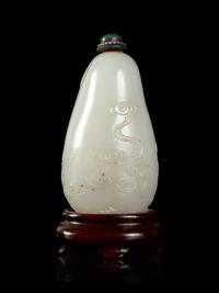 A White Jade Snuff Bottle
