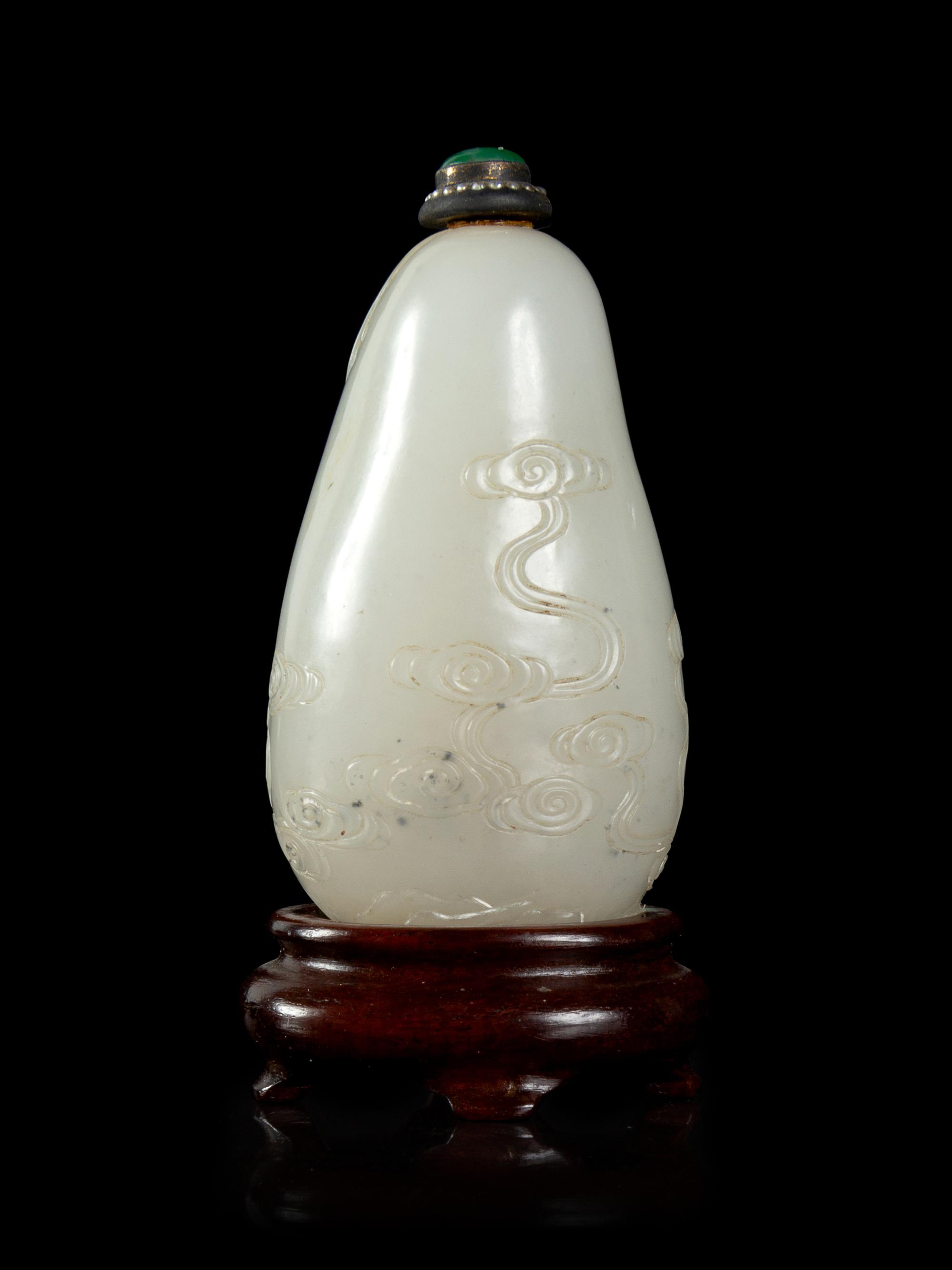 A White Jade Snuff Bottle