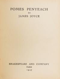 JOYCE, JAMES. Pomes Penyeach. Paris, 1927. First edition.