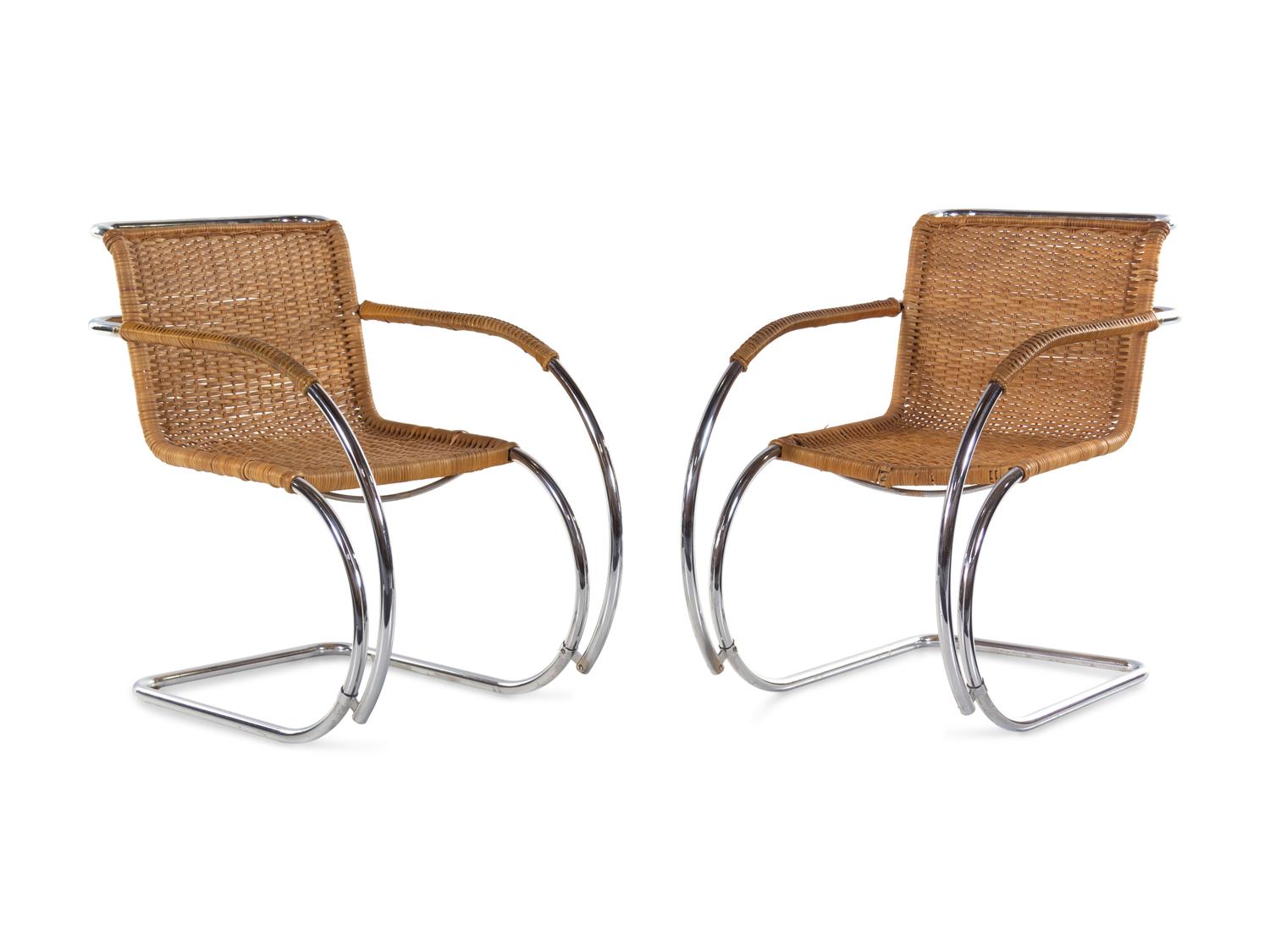 Pair of MR-20 Armchairs, Stendig, Italy
